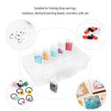 64 Slots Bottles Diamond Painting Storage Box Plastic Rhinestone Holder