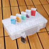 64 Slots Bottles Diamond Painting Storage Box Plastic Rhinestone Holder