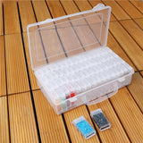 64 Slots Bottles Diamond Painting Storage Box Plastic Rhinestone Holder