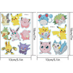 2pcs Pokemon - 5d diy craft stickers