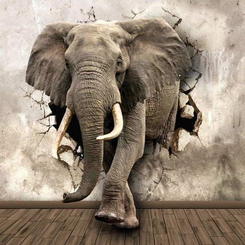 Elephant Animal-Full Drill Diamond Painting