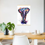 Hanging Elephant - Full Drill Round Drill - 40x60cm