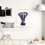 Hanging Elephant - Full Drill Round Drill - 40x60cm