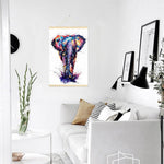 Hanging Elephant - Full Drill Round Drill - 40x60cm