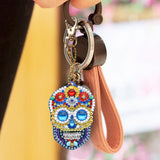 4pcs Skull DIY Keychain