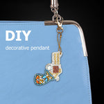 4pcs Gun DIY Keychain