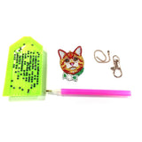 4pcs Cat DIY Keychain