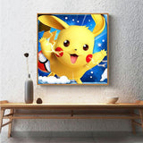 Pikachu Pokemon - Full Drill BRICOLAGE Diamond Painting