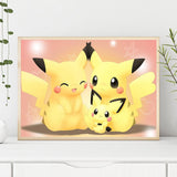 Pikachu Pokemon - Full Drill BRICOLAGE Diamond Painting