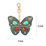 6pcs Butterfly DIY Keychain