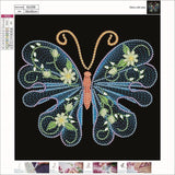 Butterfly-Crystal Rhinestone Diamond Painting(30*30CM)