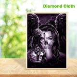 Skull Beauty 5D Full Drill Diamond Painting