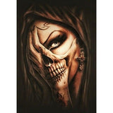 Skull Beauty 5D Full Drill Diamond Painting