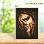 Skull Beauty 5D Full Drill Diamond Painting