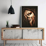 Skull Beauty 5D Full Drill Diamond Painting