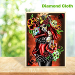 Skull Beauty 5D Full Drill Diamond Painting