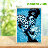 Skull Beauty 5D Full Drill Diamond Painting