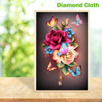 Flower Butterfly 5D Full Drill Diamond Painting