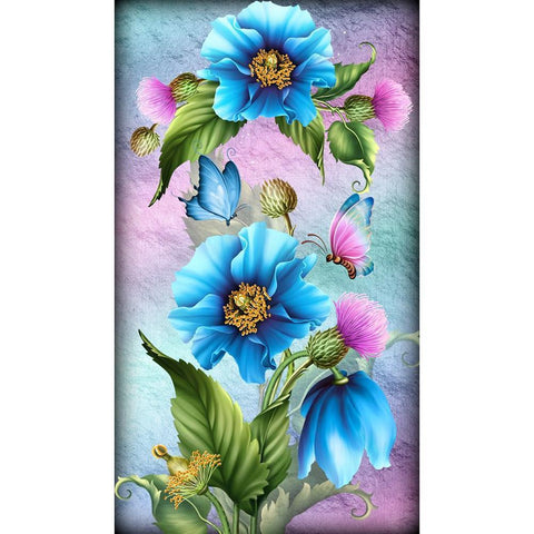 Flower Butterfly 5D Full Drill Diamond Painting