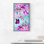 Flower Butterfly 5D Full Drill Diamond Painting