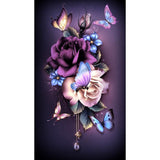 Flower Butterfly（30X48cm ）-Full Drill Round Drill-Diamond Painting