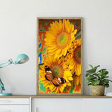 Flower Butterfly 5D Full Drill Diamond Painting