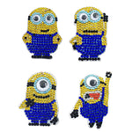 4pcs Minions DIY Keychain