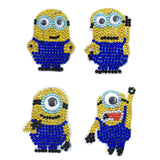 4pcs Minions DIY Keychain