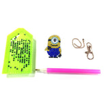 4pcs Minions DIY Keychain