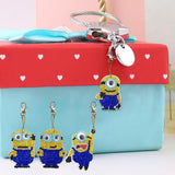 4pcs Minions DIY Keychain