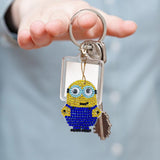 4pcs Minions DIY Keychain