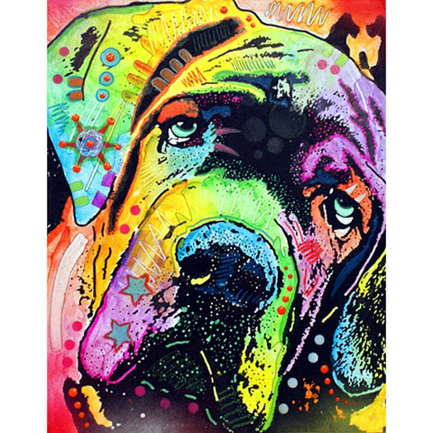 Dog Full Drill-Diamond Painting