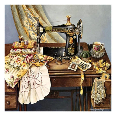 Sewing Machine-Full Drill Diamond Painting