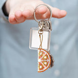 5pcs Fruit DIY Keychain