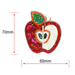 5pcs Fruit DIY Keychain