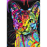 Colorful Cat Square full Drill-Diamond Painting