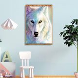 Wolf Square full Drill-Diamond Painting