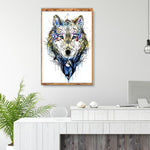 Wolf Square full Drill-Diamond Painting