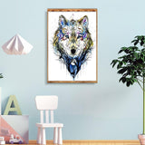 Wolf Square full Drill-Diamond Painting