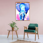 Blue Elephant-Full Drill Diamond Painting