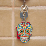 5pcs Skull DIY Keychain