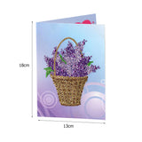 6pcs/Set-Birthday-Diamond Greeting Cards