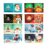 8pcs/set Christmas Greeting Cards Diamond Painting