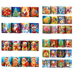 8/12Pcs/Set-Christmas-Diamond Greeting Cards