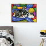 Cat-Full Drill Diamond Painting