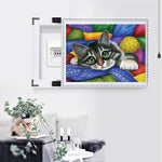 Cat-Full Drill Diamond Painting