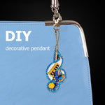 5pcs Note DIY Keychain