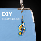 5pcs Note DIY Keychain