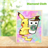 Pikachu Pokemon - Full Drill BRICOLAGE Diamond Painting