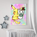 Pikachu Pokemon - Full Drill BRICOLAGE Diamond Painting